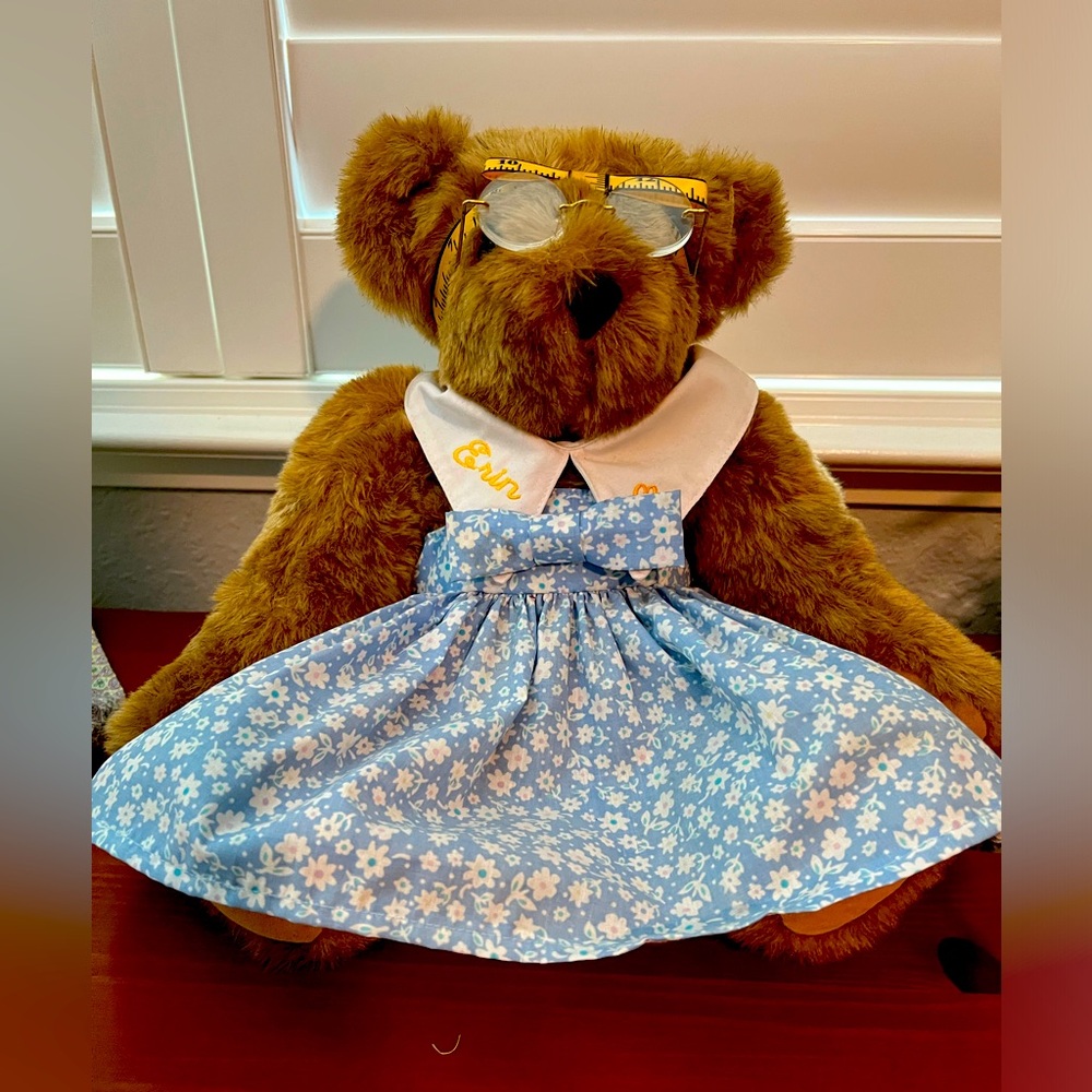 Vermont Teddy Bear named Erin.